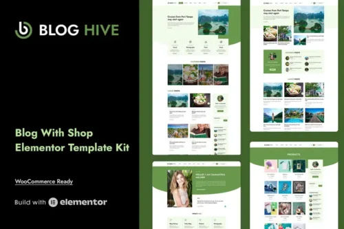 Mua Blog Hive - Personal Blog Elementor Template Kit giá rẻ