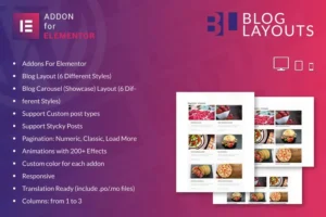 Mua Blog Layouts for Elementor WordPress Plugin giá rẻ