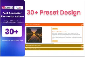 Mua Blog Post Accordion Addon For Elementor giá rẻ