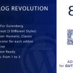 Blog Revolution for Gutenberg WordPress Plugin