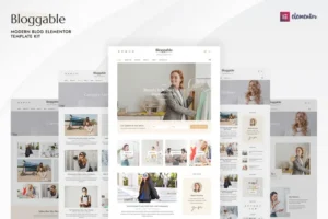 Mua Bloggable - Modern Blog Elementor Template Kit giá rẻ