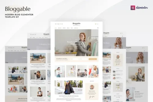 Mua Bloggable - Modern Blog Elementor Template Kit giá rẻ