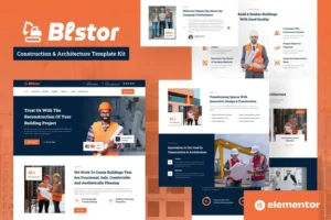 Mua Blstor - Construction & Architecture Elementor Template Kit giá rẻ