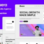Bluera – Social Media Agency Elementor Template Kit