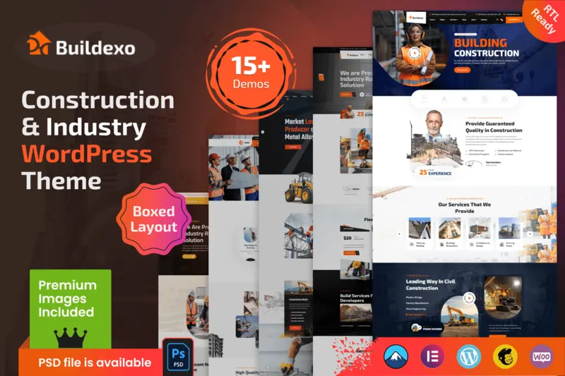 Mua Blxo - Construction WordPress Theme giá rẻ