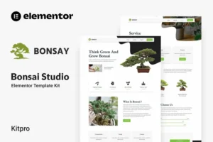 Mua Bonsay - Bonsai Studio Elementor Template Kit giá rẻ
