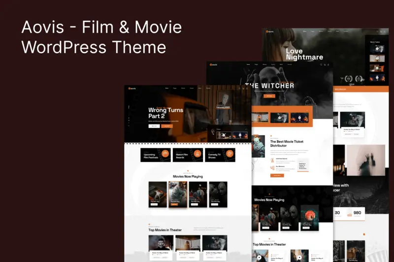 Mua Booking Movie Film Tickets WordPress Theme - Aovis giá rẻ