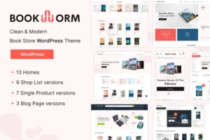 Mua Bookworm - Bookstore & Bookshop WooCommerce Theme giá rẻ