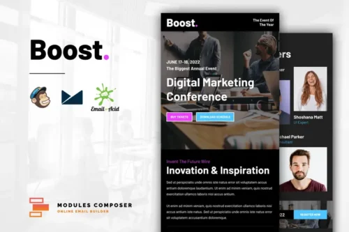 Mua Boost - Event / Conference Responsive Email giá rẻ