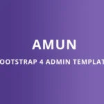 Bootstrap 4 Admin Template – Amun