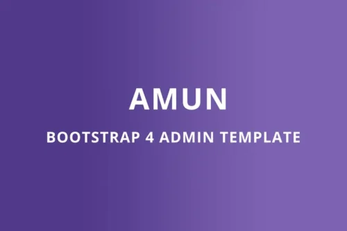 Mua Bootstrap 4 Admin Template - Amun giá rẻ