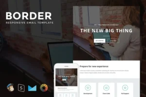 Mua Border - Responsive Email + StampReady Builder giá rẻ