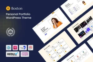Mua Boston - Personal Portfolio WordPress Theme giá rẻ