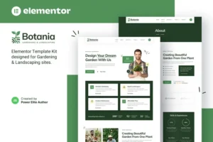 Mua Botania – Gardening & Landscaping Elementor Template Kit giá rẻ