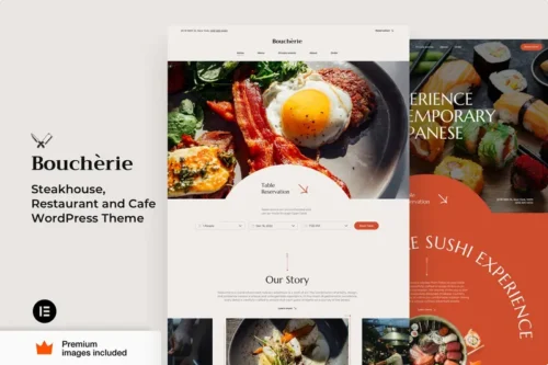 Mua Boucherie - Restaurant Cafe Food WordPress giá rẻ