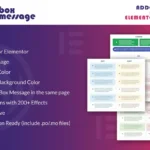 Box Message for Elementor WordPress Plugin