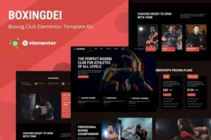 Mua Boxingdei - Boxing Club Elementor Pro Template Kit giá rẻ