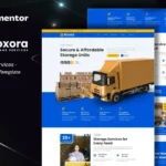 Boxora – Storage Service Elementor Template Kit
