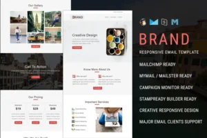 Mua Brand - Multipurpose Responsive Email Template giá rẻ