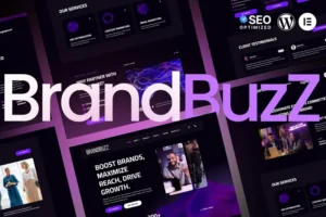 Mua BrandBuzz - Digital Agency Elementor Kit giá rẻ