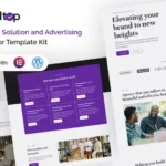 Brandtop – Branding Solution &  Advertising Elementor Template Kit