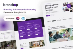 Mua Brandtop - Branding Solution & Advertising Elementor Template Kit giá rẻ