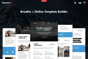Mua Breathe - Responsive Agency Email + Online Builder giá rẻ
