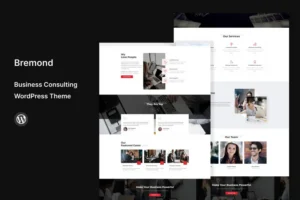 Mua Bremond - Business Consulting WordPress Theme giá rẻ