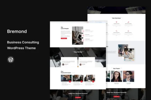 Mua Bremond - Business Consulting WordPress Theme giá rẻ