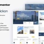 Brickon – Construction Elementor Template Kit