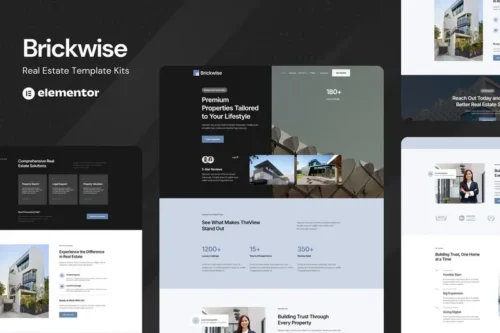 Mua Brickwise - Real Estate Elementor Template Kit giá rẻ