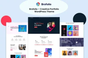 Mua Brofolio – Creative Portfolio WordPress Theme giá rẻ