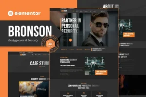 Mua Bronson - Bodyguards & Security Agency Elementor Template Kit giá rẻ