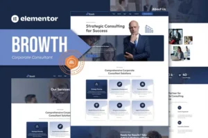 Mua Browth - Corporate Consultant Elementor Template Kit giá rẻ