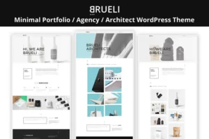 Mua Brueli - Portfolio Agency Architect WordPress giá rẻ