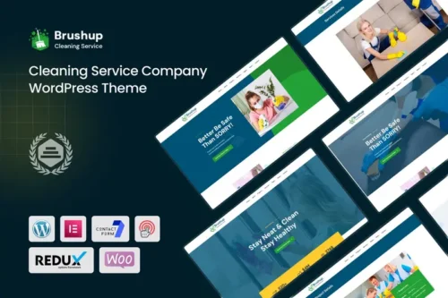 Mua Brushup - Cleaning Service Company WordPress giá rẻ