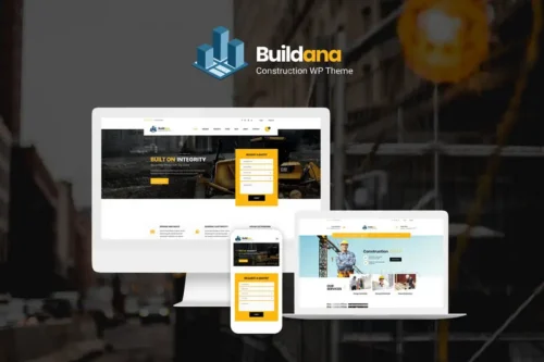 Mua Buildana | Construction & Building WordPress Theme giá rẻ