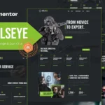 Bullseye – Shooting Range & Gun Club Elementor Template Kit
