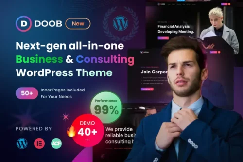 Mua Business Consulting WordPress Theme - Doob giá rẻ