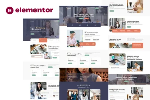 Mua Butax - Tax Service & Financial Advisor Elementor Template Kit giá rẻ