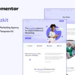 Buzkit – Influencer Marketing Agency Elementor Template Kit