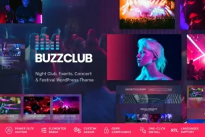 Mua Buzz Club - Night Club, DJ & Music WordPress Theme giá rẻ