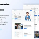 BuzzBiz – Social Media Marketing Agency Elementor Pro Template Kit