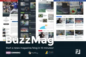 Mua BuzzMag - Viral News WordPress Magazine/Blog Theme giá rẻ