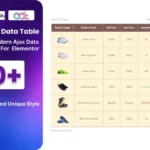 BWD Ajax Data Table Addon For Elementor