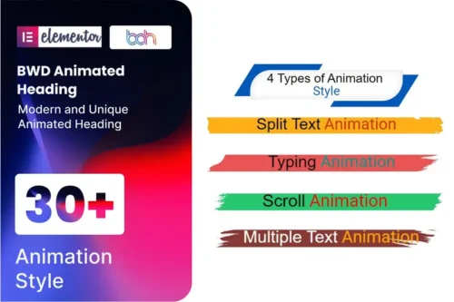 Mua BWD Animated Heading addon for elementor giá rẻ