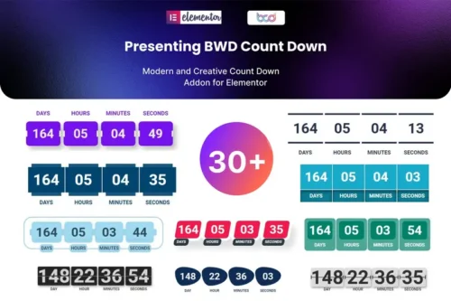 Mua BWD Count Down addon for elementor giá rẻ