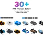 BWD Filterable Gallery addon for elementor
