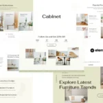 Cabinet – Furniture Store Elementor Template Kit