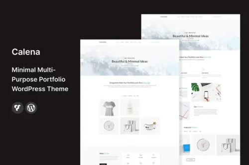 Mua Calena – Minimal Portfolio WordPress Theme giá rẻ